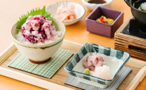 淡路島鱧黄金アジ彩茶飯