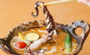 華麗( カレ～ )に変身！坦々たこカレー