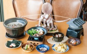 でっかい島のたこのしわら干し炭火焼でたこを喰らう！