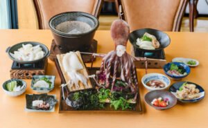 島のたこといかのしわら干し ～炭火焼で喰らう！～